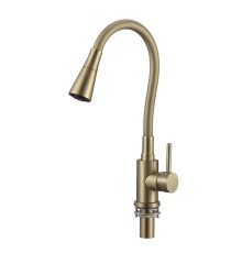 Смеситель для кухни Savol S-3002CM-07 цвет Золото матовое