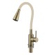 Смеситель для кухни Savol S-3002CM-12 цвет Золото матовое Бежевый