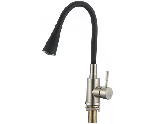 Смеситель для кухни Savol S-3002LM01 цвет Сатин Черный