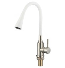 Смеситель для кухни Savol S-3002LM02 цвет Сатин Белый