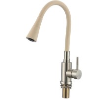 Смеситель для кухни Savol S-3002LM12 цвет Сатин Бежевый