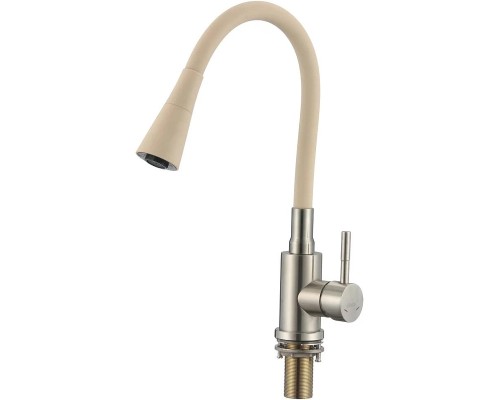 Смеситель для кухни Savol S-3002LM12 цвет Сатин Бежевый