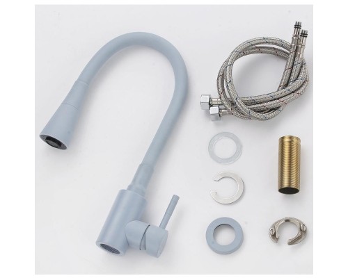 Смеситель для кухни Savol S-3002QM цвет Серый