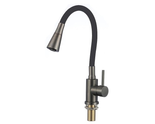 Смеситель для кухни Savol S-3002QM-01 цвет Графит Черный