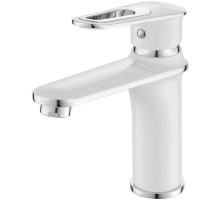 Смеситель для раковины Savol S-600601AW цвет Белый Хром