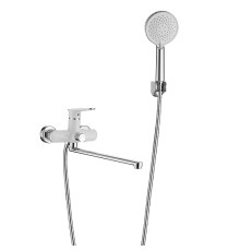 Смеситель для ванны Savol S-600609AW универсальный цвет Белый Хром