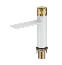 Смеситель для раковины Savol S-601810WB цвет Белый Золото