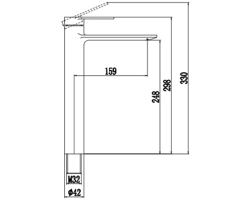 Смеситель для раковины Savol S-601811GR цвет Перламутр