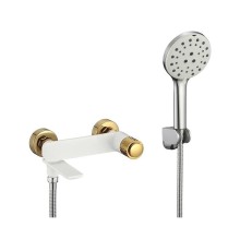 Смеситель для ванны Savol S-601831WB цвет Белый Золото