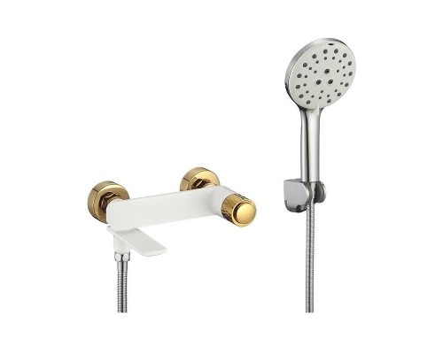 Смеситель для ванны Savol S-601831WB цвет Белый Золото