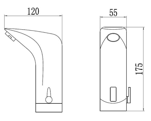 Смеситель для раковины Savol S-GY8802 цвет Хром