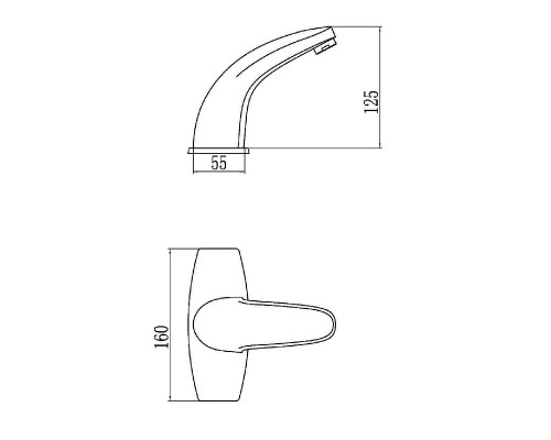 Смеситель для раковины Savol S-GY8808 цвет Хром