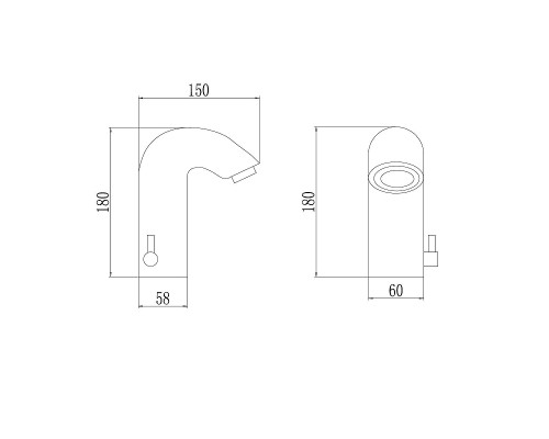 Смеситель для раковины Savol S-GY8862 цвет Хром
