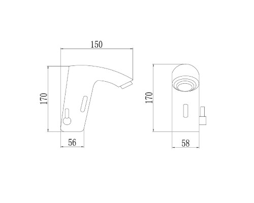 Смеситель для раковины Savol S-GY8865 цвет Хром