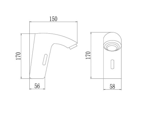 Смеситель для раковины Savol S-GY8865-1H цвет Черный