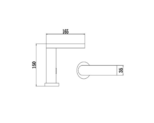 Смеситель для раковины Savol S-GY8887H цвет Черный