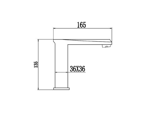 Смеситель для раковины Savol S-GY8892H цвет Черный