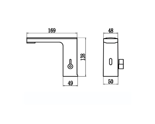Смеситель для раковины Savol S-GY8896 цвет Хром