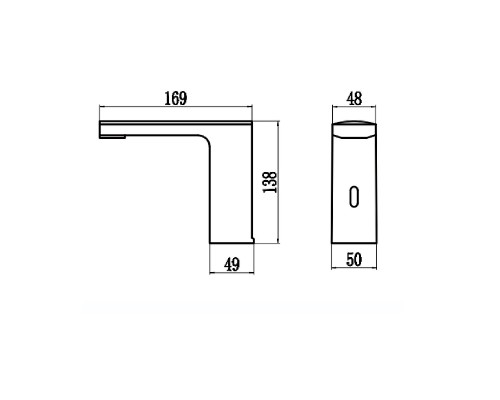 Смеситель для раковины Savol S-GY8897 цвет Хром