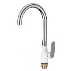 Смеситель для кухни Savol SK-H6004 цвет Хром Белый