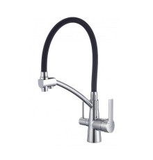 Смеситель для кухни Savol S-L1805-01 цвет Хром Черный