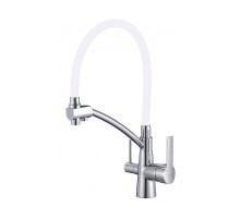 Смеситель для кухни Savol S-L1805-02 цвет Хром Белый