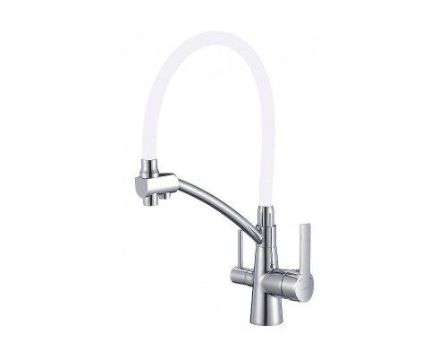 Смеситель для кухни Savol S-L1805-02 цвет Хром Белый