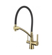 Смеситель для кухни Savol S-L1805B-01 цвет Золото Черный