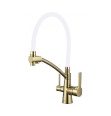 Смеситель для кухни Savol S-L1805B-02 цвет Золото Белый