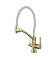 Смеситель для кухни Savol S-L1805B-04 цвет Золото Серый