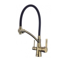 Смеситель для кухни Savol S-L1805C-01 цвет Бронза Черный