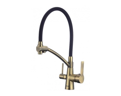 Смеситель для кухни Savol S-L1805C-01 цвет Бронза Черный