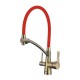 Смеситель для кухни Savol S-L1805C-03 цвет Бронза Красный