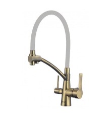 Смеситель для кухни Savol S-L1805C-04 цвет Бронза Серый