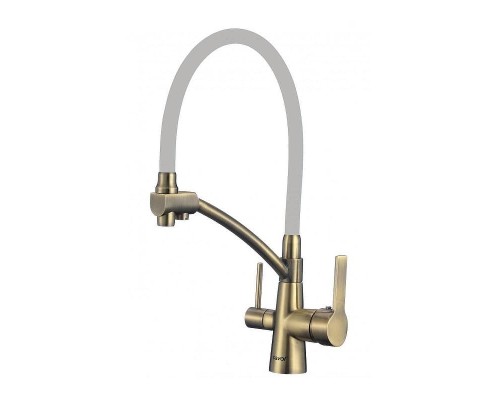 Смеситель для кухни Savol S-L1805C-04 цвет Бронза Серый