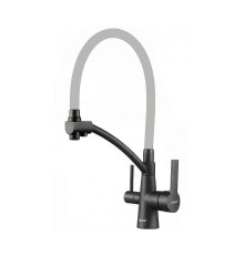 Смеситель для кухни Savol S-L1805H-04 цвет Черный Серый