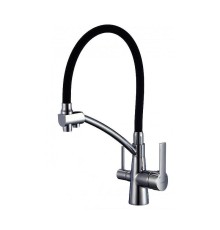 Смеситель для кухни Savol S-L1805L-01 цвет Сатин Черный