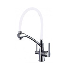 Смеситель для кухни Savol S-L1805L-02 цвет Сатин Белый