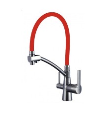 Смеситель для кухни Savol S-L1805L-03 цвет Сатин Красный