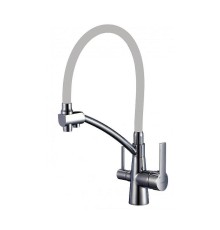 Смеситель для кухни Savol S-L1805L-04 цвет Сатин Серый
