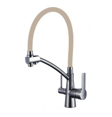 Смеситель для кухни Savol S-L1805L-12 цвет Сатин Бежевый