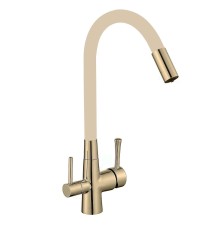 Смеситель для кухни Savol S-L1806C-12 цвет Бронза Бежевый