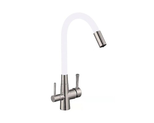 Смеситель для кухни Savol S-L1806L-02 цвет Сатин Белый