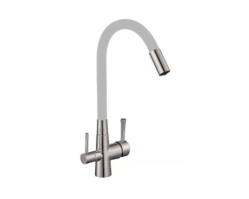 Смеситель для кухни Savol S-L1806L-04 цвет Сатин Серый