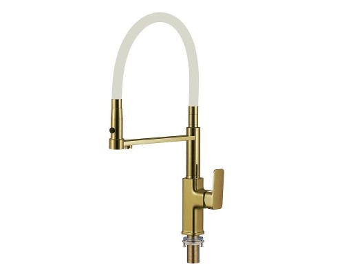 Смеситель для кухни Savol S-L1808C-02 цвет Бронза Белый