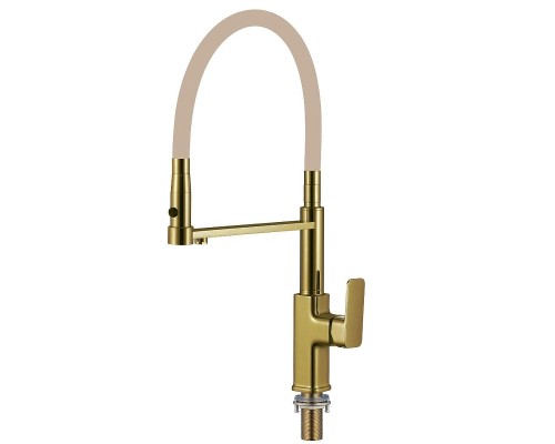Смеситель для кухни Savol S-L1808C-12 цвет Бронза Бежевый