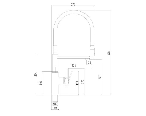 Смеситель для кухни Savol S-L1808Q-12 цвет Графит Бежевый