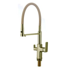 Смеситель для кухни Savol S-L1809C-12 цвет Бронза Бежевый