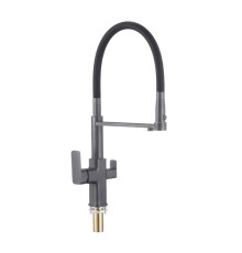 Смеситель для кухни Savol S-L1809Q-01 цвет Графит Черный