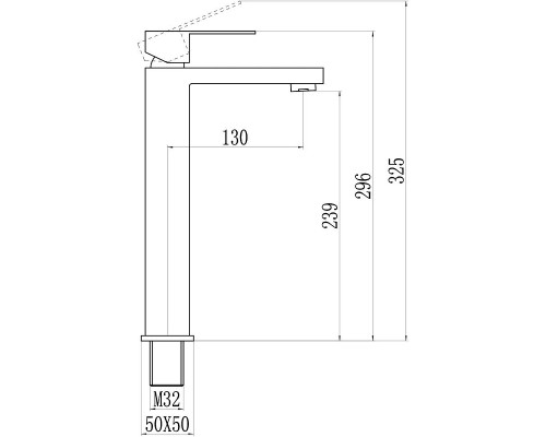 Смеситель для раковины Savol S-SUS2003 цвет Хром